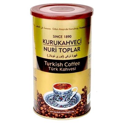 Kurukahveci Nuri Toplat Türk Kahvesi 500gr. Teneke Kutu - 1