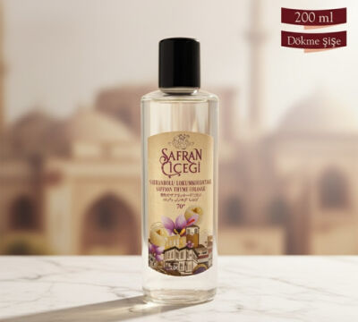 Safran Çiçeği Safranbolu Lokum Kolonyası 200 Ml Dökme - 1